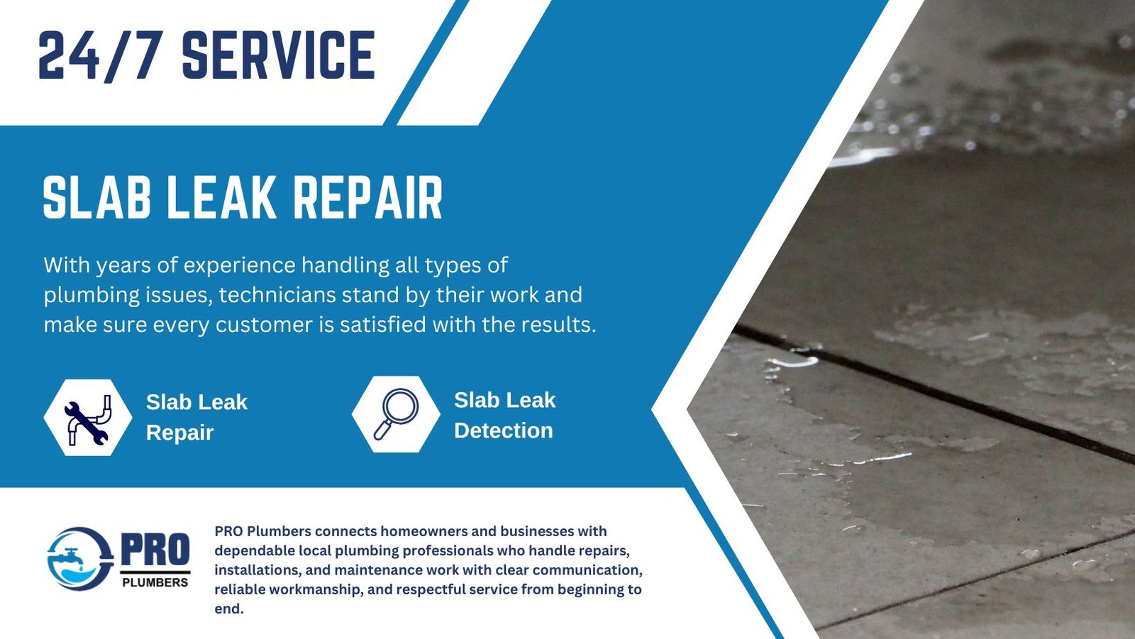 Slab Leak Repair in Granite Bay